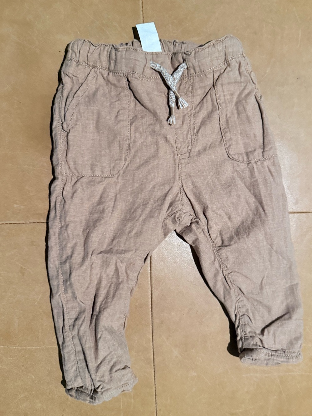 💙$5 FLASH SALE💙 H&M Lined Cotton Pants 9M